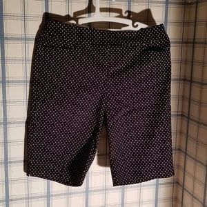 Shorts Black & white poka dot